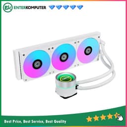 LIAN LI GALAHAD II TRINITY 360 WHITE - AIO ARGB EXTREME COOLING - 3TYPES OF PUMP COVER - IMPROVED DESIGNS & IMPROVED PERFORMANCE
