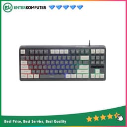 Rexus Battlefire K87M Membrane TKL Gaming Keyboard - Dark Grey
