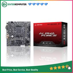Arktek Alpha Force AK-B450M EG (AM4, AMD B450, DDR4, USB3.0, SATA3, M.2 NVME Ready, HDMI+DVI+VGA, Gigabit LAN)