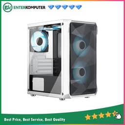 VenomRX PRAVA WHITE - Micro ATX Tempered Glass