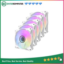 Aigo DarkFlash Infinity 8 White (5 x 12CM Fan A-RGB)