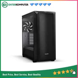 be quiet! Gaming Case SHADOW BASE 800 Black - Side Tempered Glass - FREE 3 PCS Pure Wings 3 140mm PWM fans - Type C 3.2 Ready