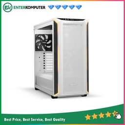 be quiet! Gaming Case SHADOW BASE 800 DX White - Side Tempered Glass - FREE 3 PCS Pure Wings 3 140mm PWM fans - Type C 3.2 Ready