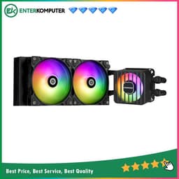 Enermax LIQMAXFLO 240mm Liquid CPU Cooler - 38mm Thick Radiator - ELC-LMF240T-ARGB