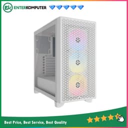 Corsair 3000D RGB Airflow Tempered Glass (White)