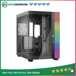 be quiet! Gaming Case LIGHT BASE 600DX Black - Impressive illumination with ARGB LED Strip - Fully Windowed Front and Side Panel - Panorama Design for Perfect Visibility
