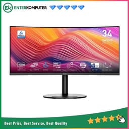 MSI Modern MD342CQP 34 UWQHD 120Hz HDR Curved Monitor Built-in Speaker