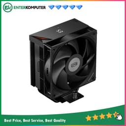 PCCooler RT400 Digital Black Tower CPU Cooler with Smart Digital Monitor