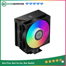 PCCooler RT400 Digital ARGB Black Tower CPU Cooler with Smart Digital Monitor