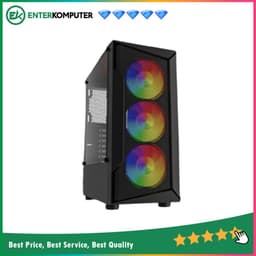 VenomRX ROCKSTAR - ATX Tempered Glass 3x12CM Fixed RGB Fan