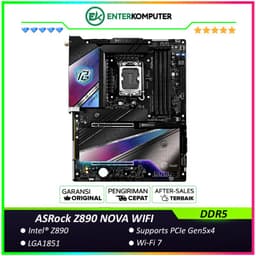 ASRock Z890 NOVA WIFI (LGA1851, Z890, DDR5, USB3.2 Gen2x2 Type-C, SATA3)