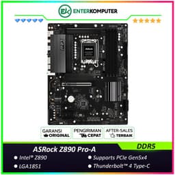 ASRock Z890 Pro-A (LGA1851, Z890, DDR5, USB3.2 Gen2x2 Type-C, SATA3)