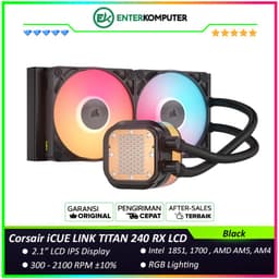Corsair iCUE LINK TITAN 240 RX LCD Liquid CPU Cooler