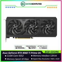 Asus GeForce RTX 4060 Ti 8GB GDDR6 - PRIME OC Edition