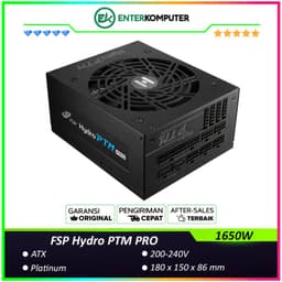 FSP Hydro PTM PRO ATX3.1 1650W 80+ Platinum PCIe 5.1 Full Modular