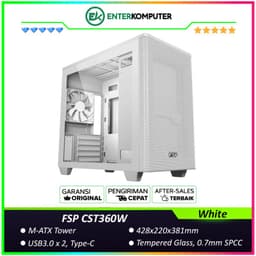 FSP CST360W White M-ATX Mid Tower