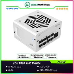 FSP VITA GM White 750W ATX3.1 PCIe 5.1 80+ Gold - Full Modular