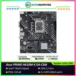 Asus PRIME H610M-K D4-CSM (LGA1700, H610, DDR4, USB3.2, SATA3)
