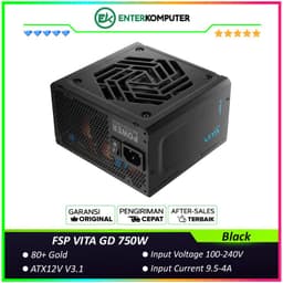FSP VITA GD 750W ATX3.1 PCIe 5.1 80+ Gold Flat Cable