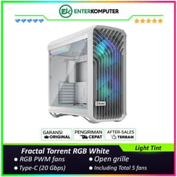 Fractal Torrent RGB White TG Light Tint