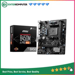 MSI B450M-A PRO MAX II (AM4, AMD Promontory B450, DDR4, USB3.2, SATA3)