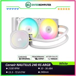 Corsair NAUTILUS 240 RS ARGB White Liquid CPU Cooler