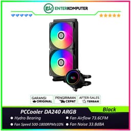 PCCooler DA240 ARGB Black Liquid Cooler