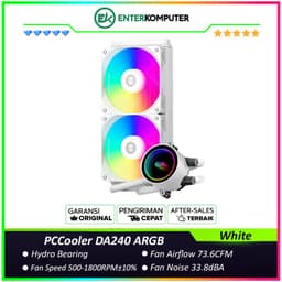 PCCooler DA240 ARGB White Liquid Cooler