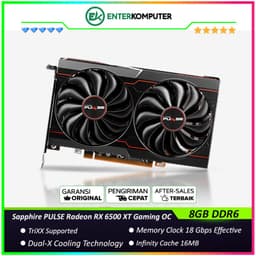 Sapphire PULSE Radeon RX 6500 XT 8GB GDDR6 Gaming OC