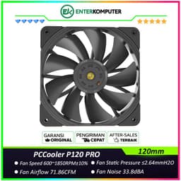 PCCooler P120 PRO Black 120MM High Air Pressure Fan