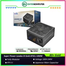 Super Flower Leadex III Gold ATX3.1 850W - SF-850F14GE(GL) - 80+ GOLD Certified - Fully Modular - PCIe 5.1 Ready - Japanese Main Capacitors - 10 Years