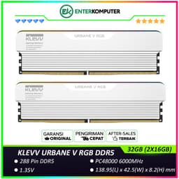 KLEVV URBANE V RGB DDR5 PC48000 6000MHz 32GB (2x16GB) 30-36-36-76 - KD5AGUA80-60A300M