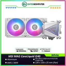 MSI MAG CoreLiquid I240 White - Support LGA1700/LGA1851/AM5