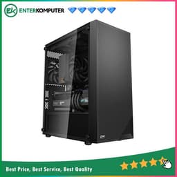 PCCooler C3 B310 Black - Tempered Glass