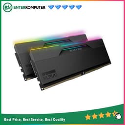 KLEVV CRAS V RGB Obsidian Black DDR5 PC48000 6000MHz 48GB (2x24GB) 30-36-36-76 - KD5KGUD80-60A300G