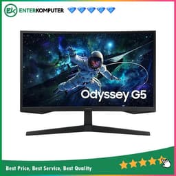 Samsung 27 S27CG552 Odyssey G5 QHD 165Hz Curved Gaming Monitor