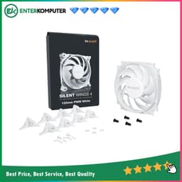 be quiet! Silent Wings 4 White Version - 120mm PWM - No Compromise Silence and Performance