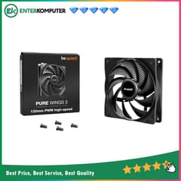 be quiet! Pure Wings 3 - 120mm PWM High-Speed - Great Performance and Quiet Cooling