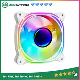 CUBE GAMING MYSTIQUE FAN White 12CM PWM A-RGB Fan