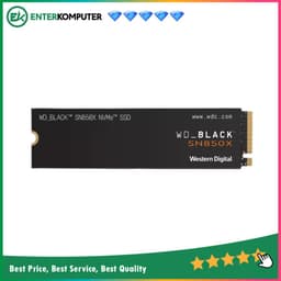 WD BLACK SN850X NVMe SSD 4TB M.2 2280 PCIe Gen4 x4 - R 7300MB/s W 6600MB/s