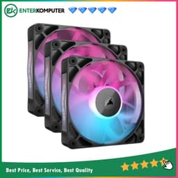 Corsair iCUE LINK RX120 RGB 120mm PWM Fan - Triple Pack