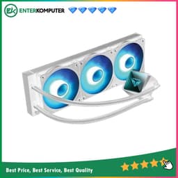 PRIME POLAR 360T V2.0 ARGB White Version Liquid Cooler with Rainbow Effect Pump Head