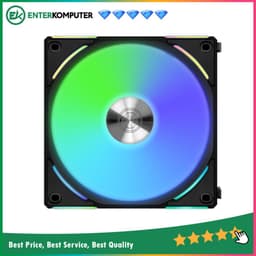 LIAN LI UNI FAN AL120 V2 BLACK - SINGLE FAN - 12CM ARGB FAN