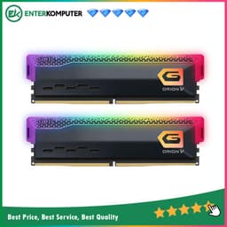 GEIL ORION V RGB Titanium Gray DDR5 PC44800 5600MHz 32GB (2x16GB) 38-44-44-84 - GAVSG532GB5600C38ADC (Intel XMP & AMD EXPO Ready)