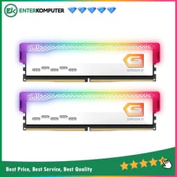 GEIL ORION V RGB Glacier White DDR5 PC44800 5600MHz 32GB (2x16GB) 38-44-44-84 - GAVSW532GB5600C38ADC (Intel XMP & AMD EXPO Ready)