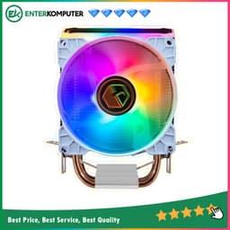 CUBE GAMING WIND V2 - 2 Copper Heat Pipes - Mirror RGB TOP Cover - Gaming CPU Cooler Rainbow Led - Universal Socket (AM5 Ready)