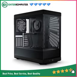 Hyte Y40 Pitch Black - S-Tier Aesthetic ATX Case