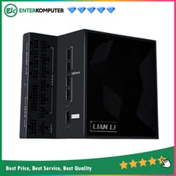 LIAN LI EDGE1000 1000W BLACK with L-Shape Design - 80+ Platinum Certified - Built-in USB HUB - Cybenetics ATX 3.1 - PCIE 5.1 Ready - 10 Years Warranty Replacement