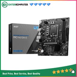 MSI PRO H610M-E (LGA1700, H610, DDR5, USB3.2, SATA3)