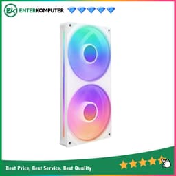 NZXT F240 RGB Core 240mm Single-Frame RGB Fan - Matte White